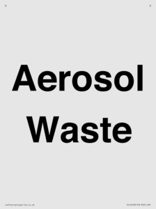 Aerosol Waste